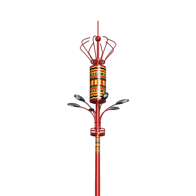 Streetlight-Style Landscape Ground-Mounted Communication Tower