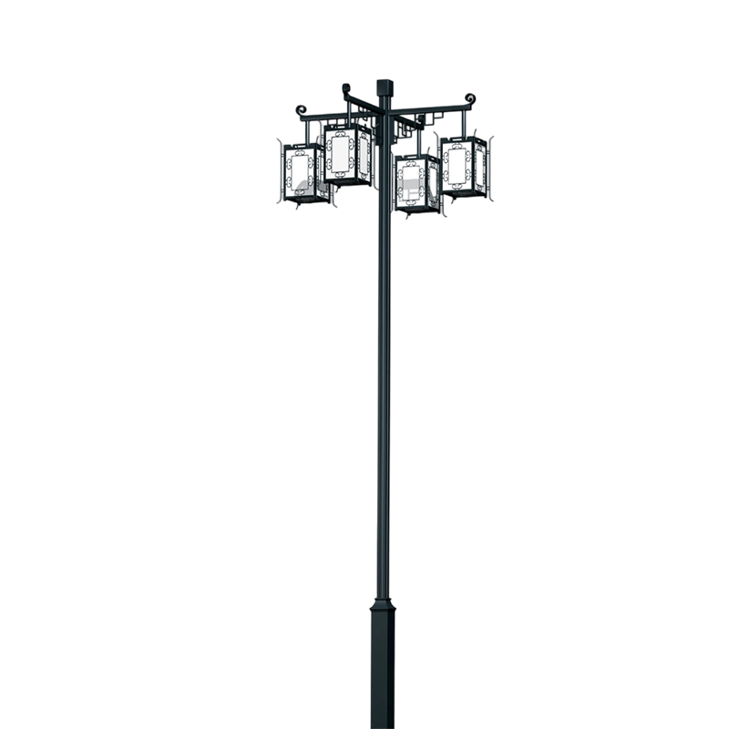 New Chinese Style Multi-Head Palace Lantern Landscape Street Light